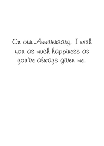Inside: Anniversary ANV300 - Inside Card