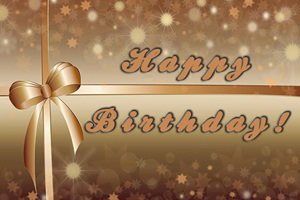 Birthday BD102 - Front Cover