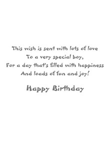 Inside: Birthday BD300 - Inside Card