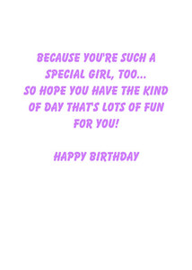 Inside: Birthday BD303 - Inside Card