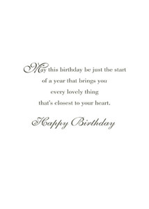 Inside: Birthday BD304 - Inside Card