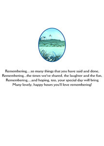 Inside: Birthday BD307 - Inside Card
