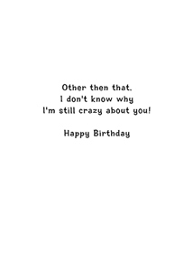 Inside: Birthday BD318 - Inside Card