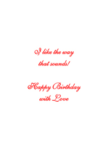 Inside: Birthday BD319 - Inside Card