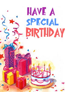 Birthday BD323 - Front Cover