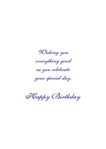 Inside: Birthday BD324 - Inside Card
