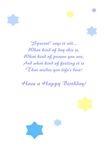 Inside: Birthday BD325 - Inside Card
