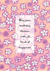 Birthday BD326 - Front Cover