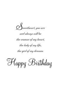 Inside: Birthday BD328 - Inside Card