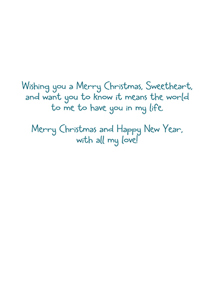 Inside: Christmas CHR300 - Inside Card