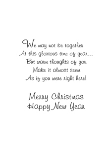 Inside: Christmas CHR309 - Inside Card