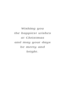 Inside: Christmas CHR314 - Inside Card