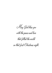 Inside: Christmas CHR315 - Inside Card