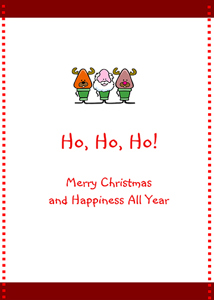 Inside: Christmas CHR324 - Inside Card