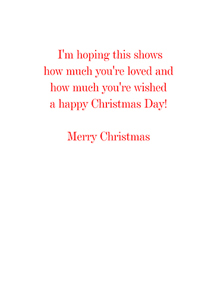 Inside: Christmas CHR328 - Inside Card
