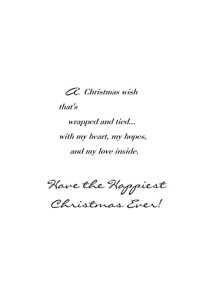 Inside: Christmas CHR334 - Inside Card
