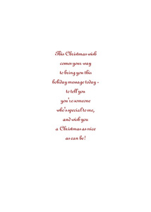 Inside: Christmas CHR337 - Inside Card