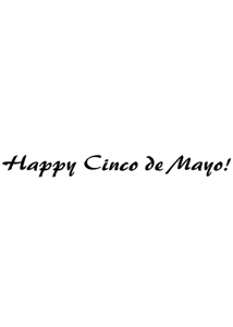 Inside: Cinco De Mayo CDM306 - Inside Card