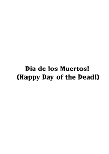 Inside: Day of the Dead DOD300 - Inside Card
