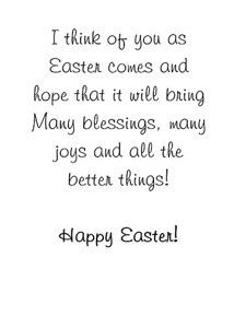 Inside: Easter EAS302 - Inside Card