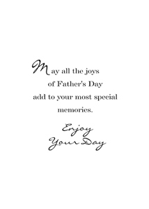 Inside: Father's Day FAD304 - Inside Card