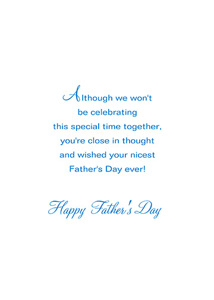 Inside: Father's Day FAD313 - Inside Card