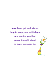 Inside: Get Well GEW302 - Inside Card