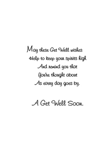 Inside: Get Well GEW303 - Inside Card