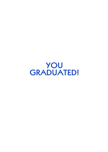 Inside: Graduation GRD302 - Inside Card