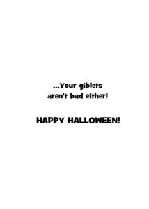Inside: Halloween HAL304 - Inside Card