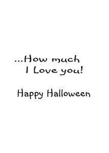 Inside: Halloween HAL307 - Inside Card