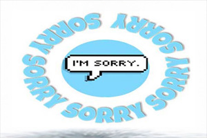 I'm Sorry SRY101 - Front Cover