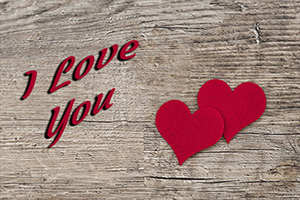 I Love You LUV105 - Front Cover