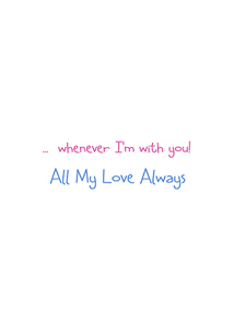 Inside: I Love You LUV311 - Inside Card