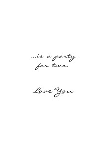 Inside: I Love You LUV315 - Inside Card