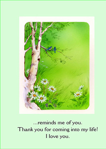 Inside: I Love You LUV321 - Inside Card