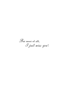 Inside: I Miss You MSU307 - Inside Card