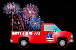 July 4th JU4105 - Front Cover