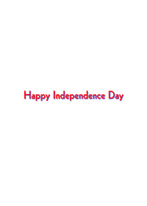 Inside: July 4th JU4305 - Inside Card