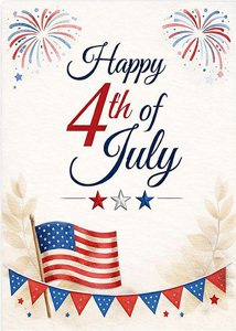 July 4th JU4309 - Front Cover
