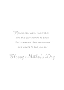 Inside: Mother's Day MOT305 - Inside Card