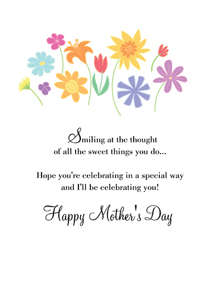 Inside: Mother's Day MOT312 - Inside Card