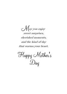 Inside: Mother's Day MOT323 - Inside Card