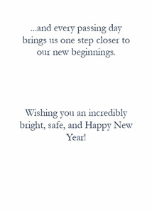 Inside: New Years NYE316 - Inside Card