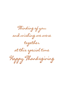 Inside: Thanksgiving THG304 - Inside Card