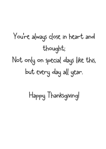 Inside: Thanksgiving THG308 - Inside Card