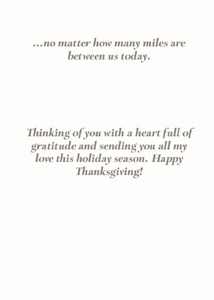 Inside: Thanksgiving THK313 - Inside Card
