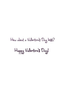 Inside: Valentine's Day VAL302 - Inside Card