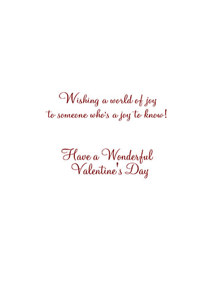 Inside: Valentine's Day VAL308 - Inside Card