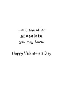 Inside: Valentine's Day VAL312 - Inside Card